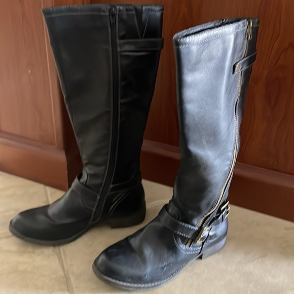 Boots Mossimo Kayce black full zip inside 7.5 - Picture 3 of 11